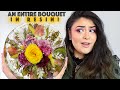 Preserving All The Flowers We Dried Together in Resin! | An Entire Flower Bouquet in Resin