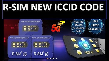 R-SIM New ICCID Code July 30, 2021