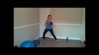 Jumping Jack with Overhead Press