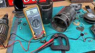 DelcoRemy Starter/Generator Repair  Testing Field Coils & Reassembly Begins  'Prep H' Ep. #33