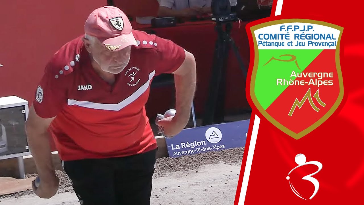 Miniature : Huitième Ardèche vs Savoie : Championnat triplette vétérans Auvergne-Rhône-Alpes de pétanque 2025