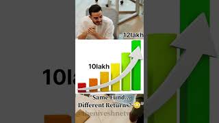 same mutual fund but different result #mutualfund #Investing #Financialfreedom #WealthCreation