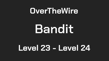 OverTheWire Bandit Level 23 - Level 24