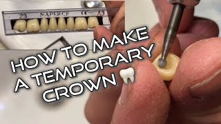 How to make a Temporary Tooth ? Crown at home 