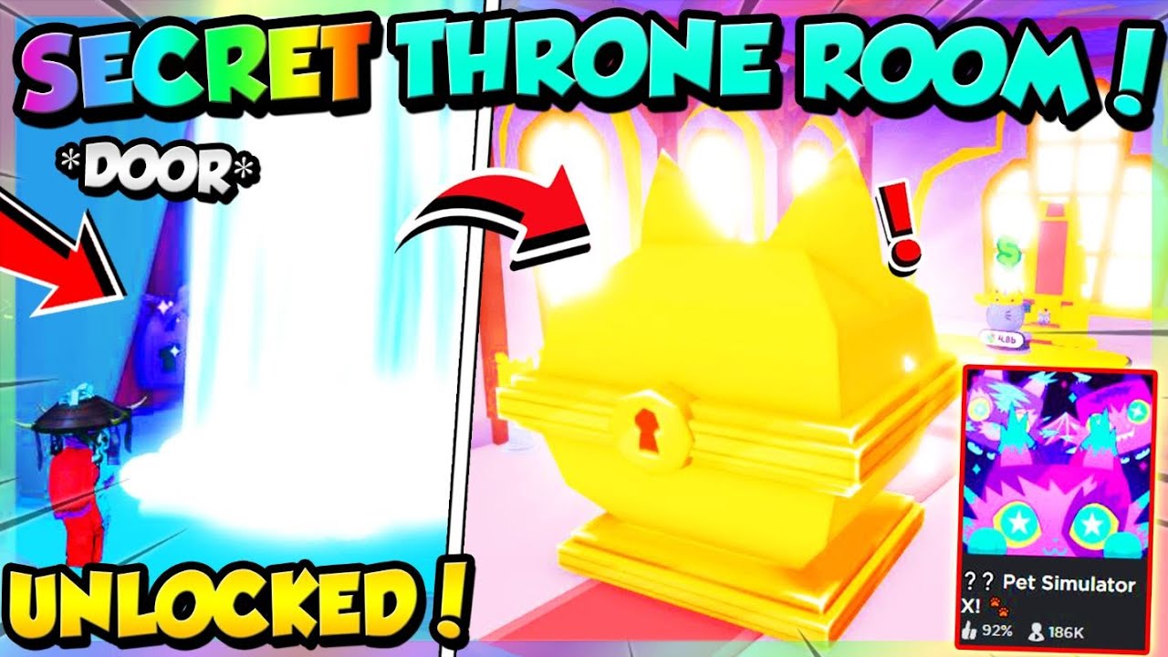 How to unlock the Cat Throne Room in Pet Simulator X