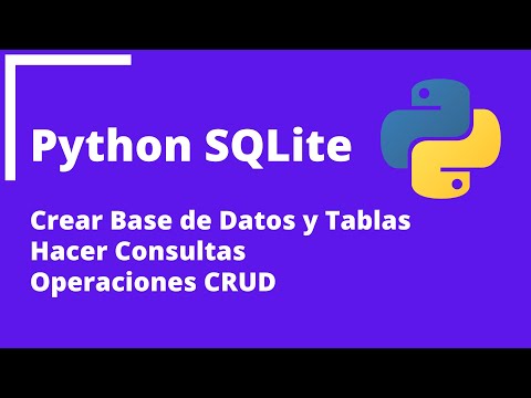 Video: ¿Cómo creo una base de datos SQLite en Python?
