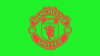 Green screen logo manchester united