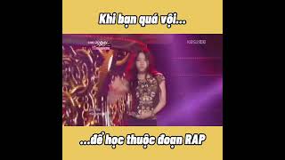 Khoảnh khắc Hyomin đọc rap thay Hwayoung vì sự cố bất ngờ