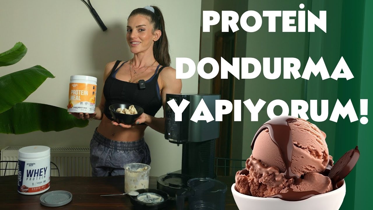 PROTEİNLİ DONDURMA YAPTIM!