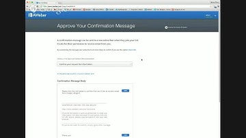 Daily AWeber Tip- How to Create a List