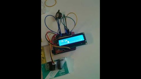 Car Park Distance Sensor and Alarm