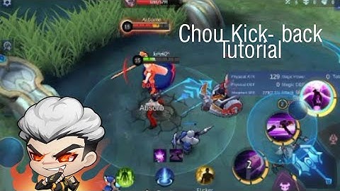 Chou Kick- back tutorial  very easy 💪
