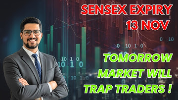 Sensex Expiry Trade Plan for Tomorrow 13 Nov | Don