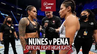 One of the biggest UFC upsets ever! Amanda Nunes v Julianna Pena | UFC 269 Highlights