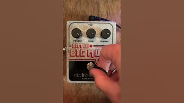 Can one dial in the Muse - Supermassive Black Hole tone with only one pedal? EHX Little Big Muff Pi