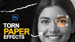 Torn Paper Effect - Photoshop Manipulation | Photoshop Beginner Tutorial