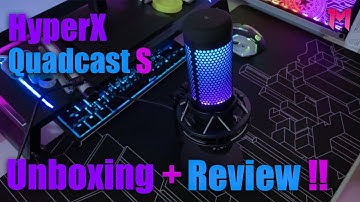 BEST MIC FOR GAMERS ??? | HyperX Quadcast S Unboxing + Review !!! | MaXz