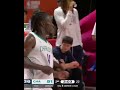 Sion James connects with Ryan Kalkbrenner on the alley-oop 💥