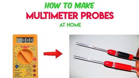 How to make multimeter probes at home | DIY multimeter probes at home.#multimeter #probes #diy