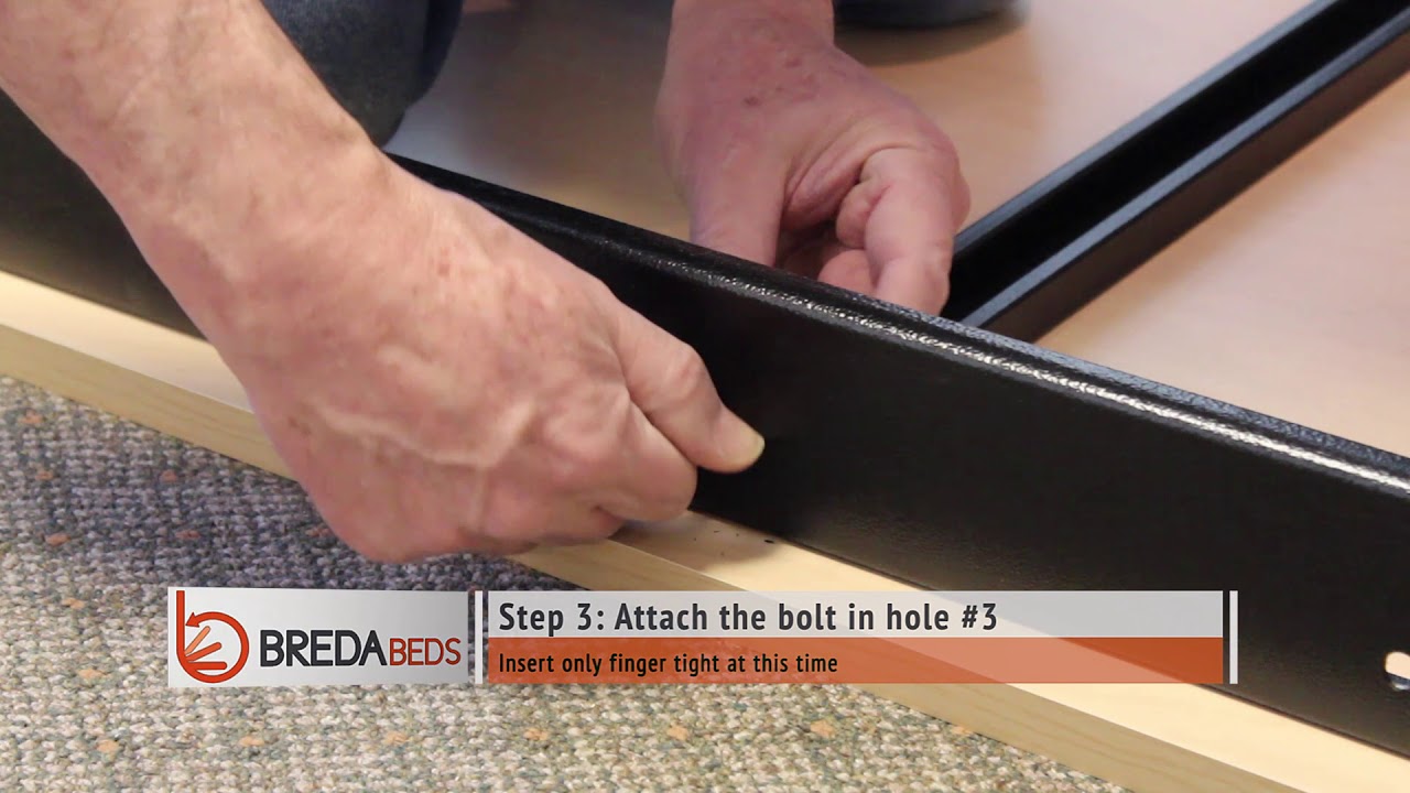 BredaBeds Attaching the Bed Face Panel YouTube