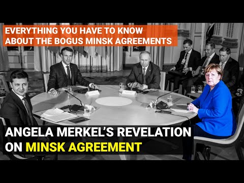 Angela Merkel's revelation about Minsk Agreements | Russia Ukraine war | Geopolitics