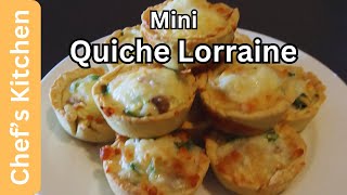 Quiche Lorraine  #chefmaster original,authentic #recipe French tart with filling cream egg with etc.