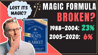 Magic Formula Investing Broken? Why Magic Formula Investing Has Lost Its Magic! (Greenblatt)