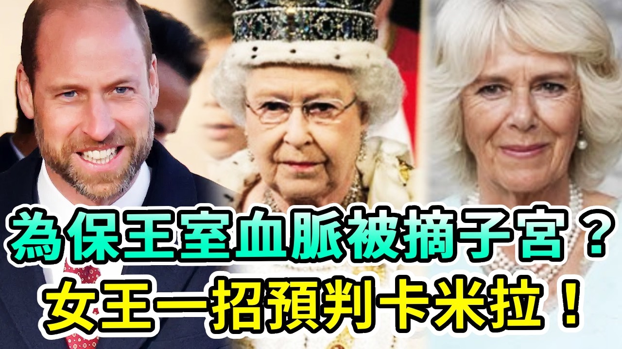 為保王室血脈被摘子宮？英女王一招預判卡米拉！一生未能生一個查爾斯的兒子，空歡喜一場！【Boogie島】#卡米拉 #查爾斯 #英女王 #戴安娜 #伊麗莎白二世 #威廉王子 #凱特王妃 #夏洛特 #英王室