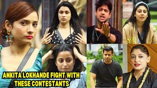 Bigg Boss 17 Ankita Lokhande Fight With These Contestants | Mannara | Aishwarya | Abhishek | Neil