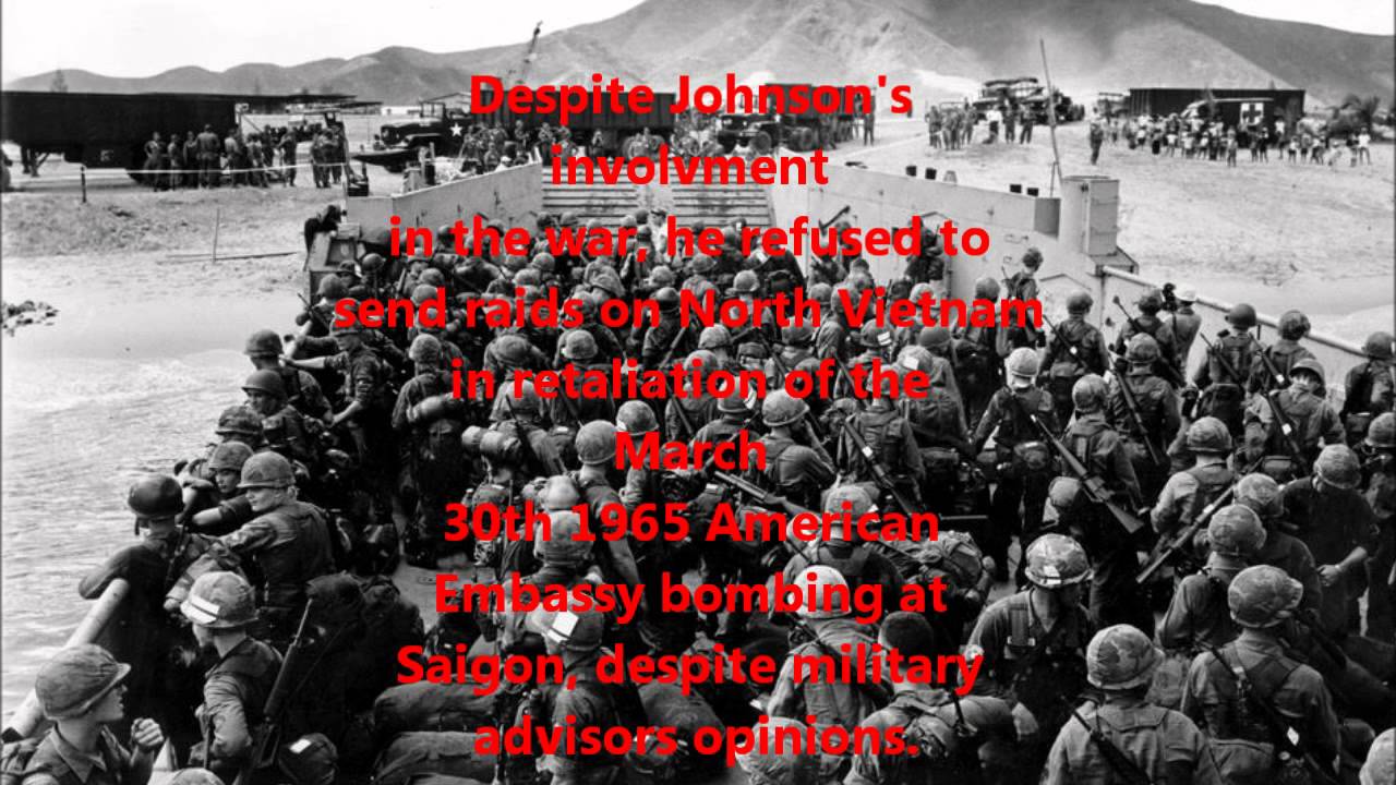 Lyndon Johnson Sending Troops into Vietnam - YouTube
