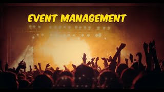 L21 Introduction to Event Management