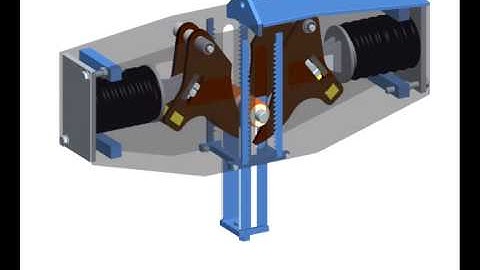 Werking van een constanthanger