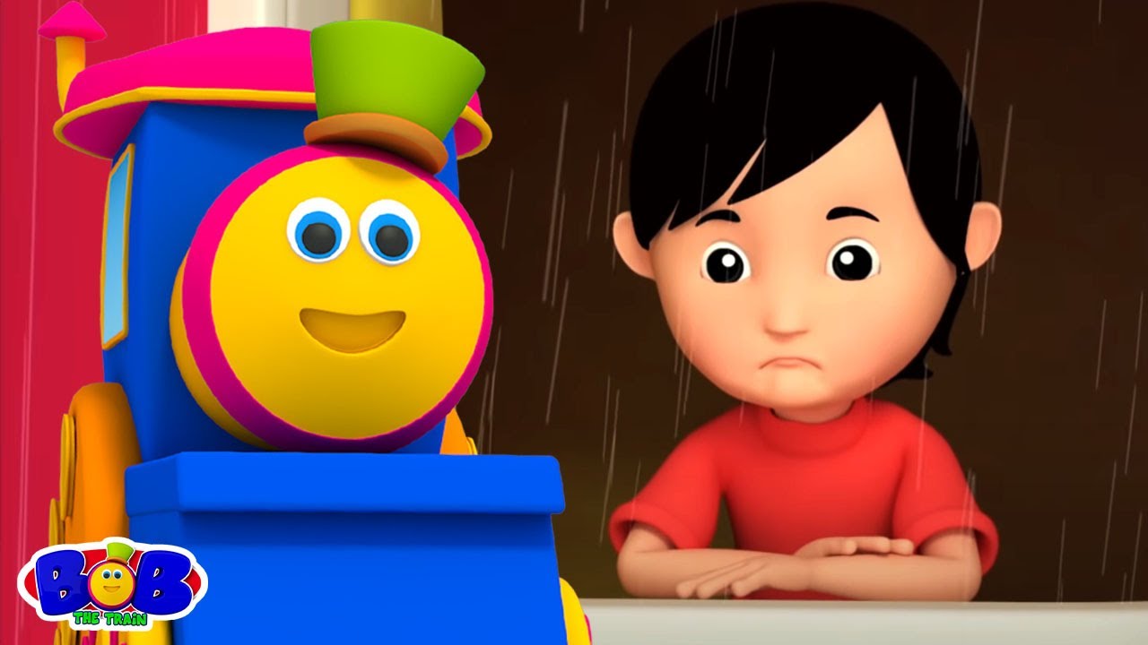 ⁣Lluvia Lluvia Vete Niños Canciones + Videos Educativos De Bob El Tren