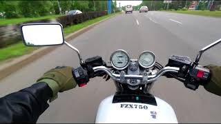 YAMAHA FZX 750 ДУБАСИТ ПО ГОРОДУ