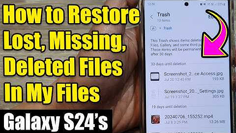 Galaxy S24/S24+/Ultra: How to Restore Lost, Missing, Deleted Files In My Files (EASY)