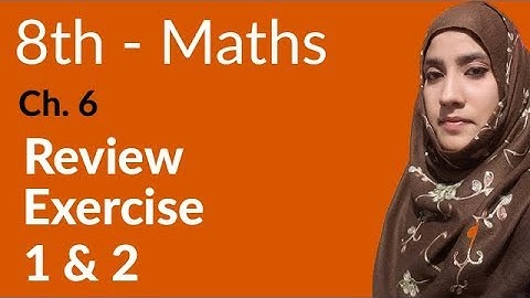 8th Class Math, Factorization,Simultaneous Equations Review Exercise Q 1 & 2 - 8th Class Maths