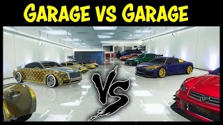 GTA 5 Online GARAGE vs GARAGE EP. 16 GOLD EDITION! (Best Cars Competition)