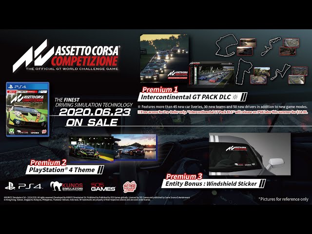 Assetto Corsa Competizione (PS4 / PlayStation 4) BRAND NEW