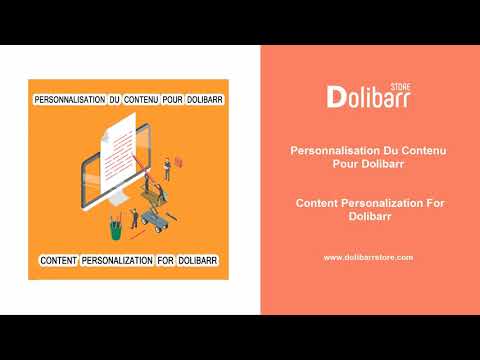 Personnalisation du contenu pour Dolibarr