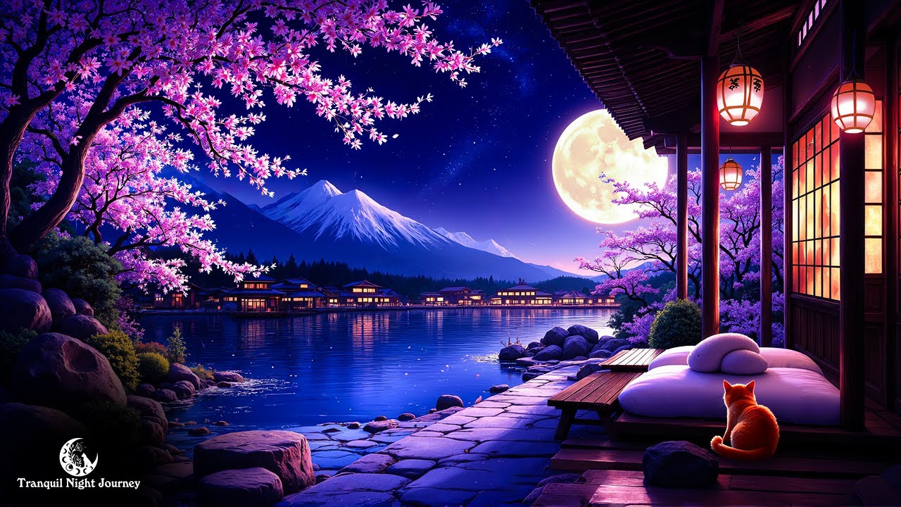 Атмосфера Для Сна В Рёкане «Лунная Сакура» • Уютный И Безопасный Сон • Спокойный Ум И Глубокий От...