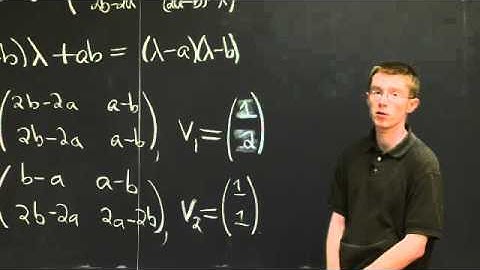 Powers of a Matrix | MIT 18.06SC Linear Algebra, Fall 2011