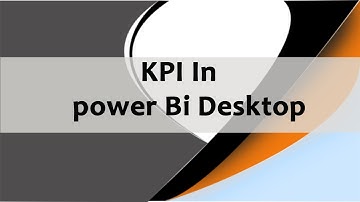 How to create KPI in power bi desktop || laxmi skills power bi desktop part (30)