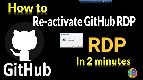Re-activate GitHub RDP easily: step by step process Part-3 || Learninginns