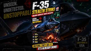 F-35 Stealth Strike: The Attack You Never See Coming! 😱 #shorts #military