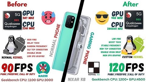 OnePlus Boost Gaming Kernel Tweak | Boost OnePlus GPU CPU RAM Overclock And Unlock 120FPS Permanent 
