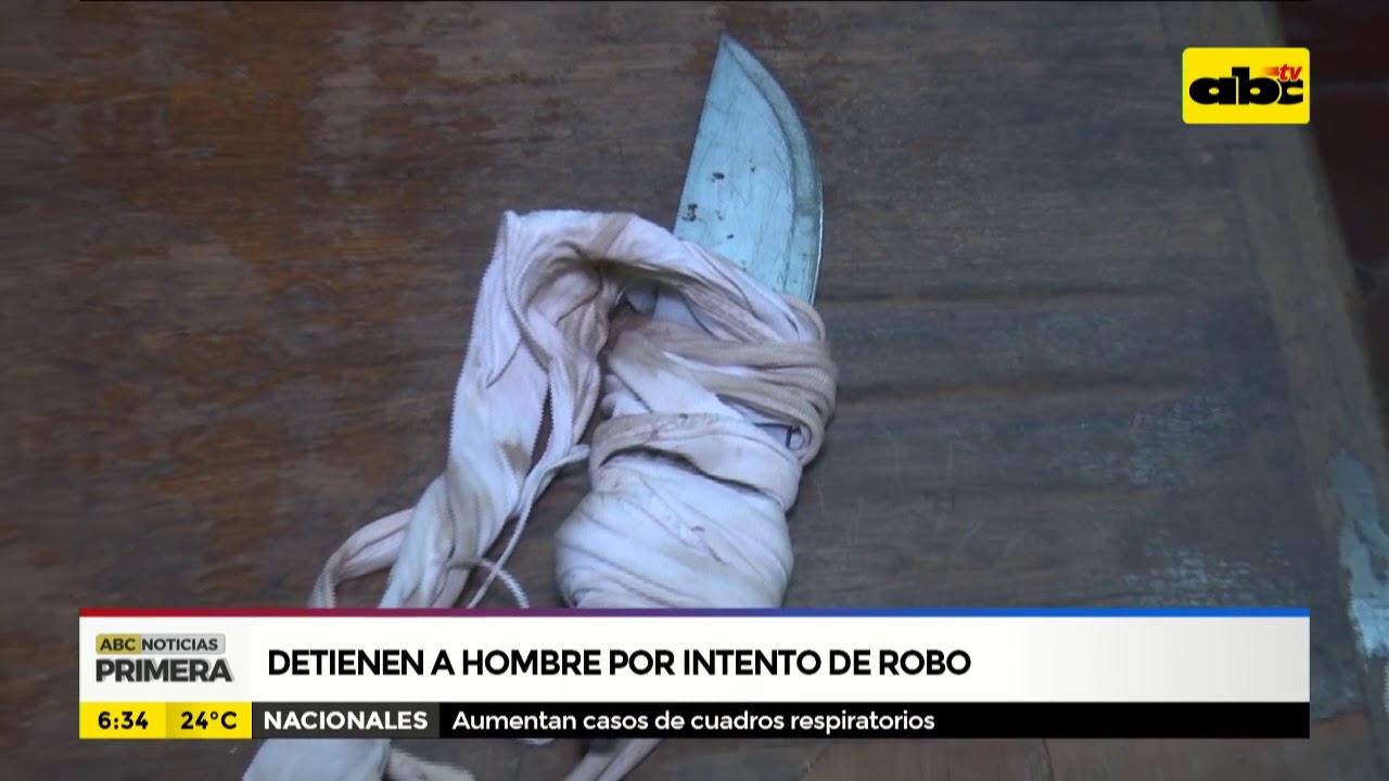 Detienen a un hombre por intento de robo - YouTube