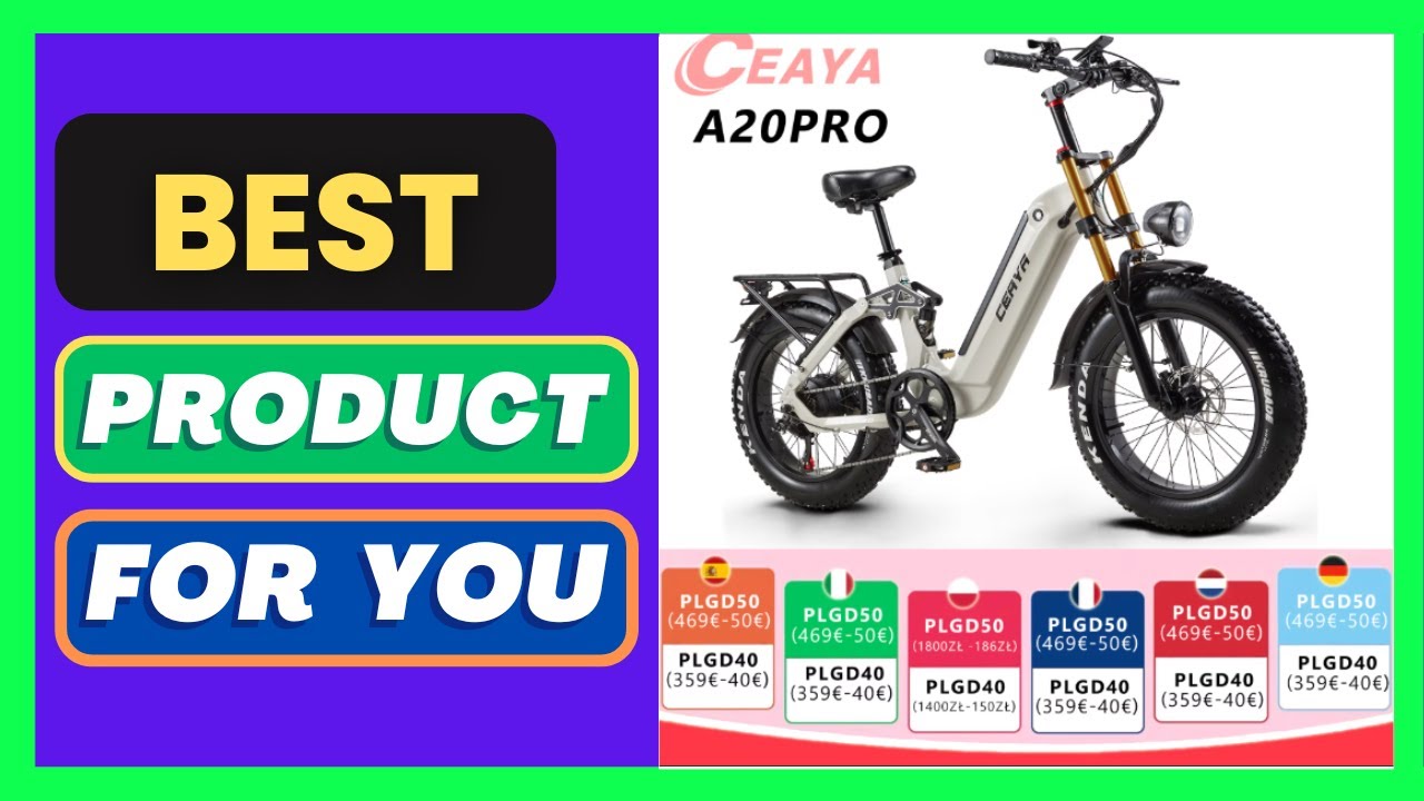CEAYA A20Pro Electric Bicycle 500W 20“