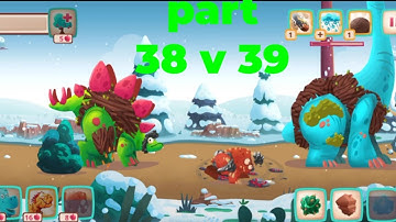 Dino Bash 2 | Dinosaur Battle  New Gameplay  Walkthrough Android Part 38 v 39 Mk Games...
