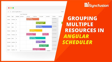 Grouping Multiple Resources in Angular Scheduler