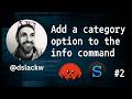 New option category for info command | sbpkg #2